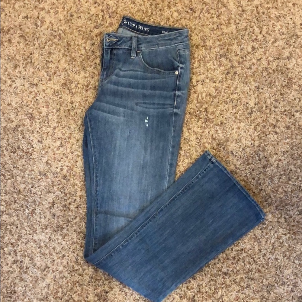 Boot cut jeans in LONG length